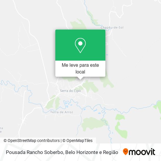 Pousada Rancho Soberbo mapa