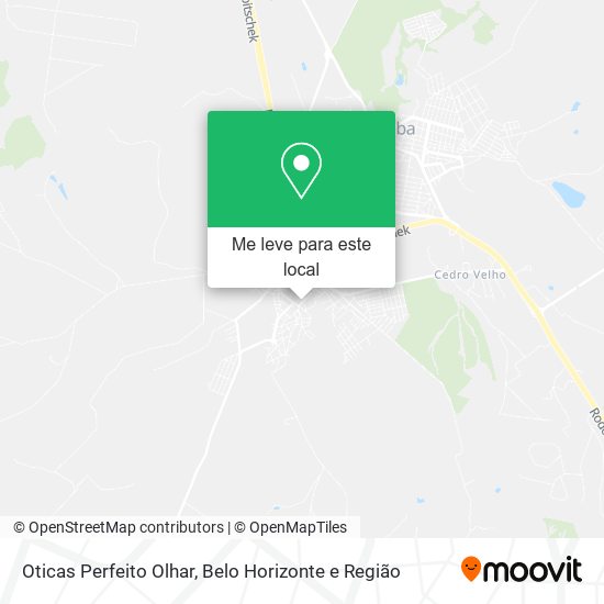 Oticas Perfeito Olhar mapa