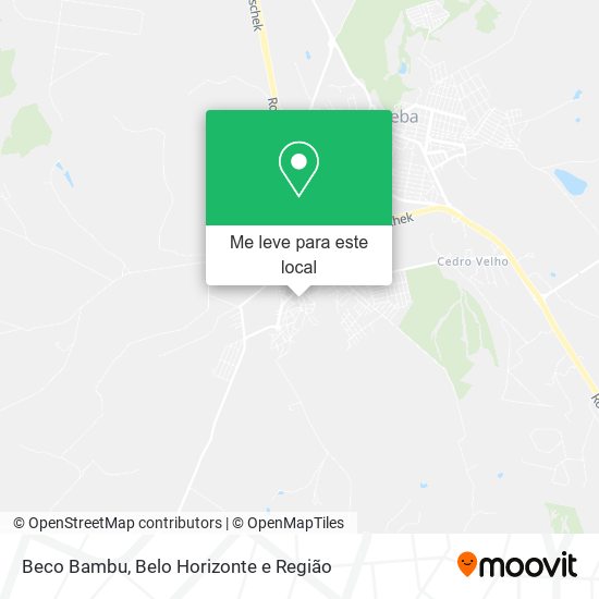 Beco Bambu mapa