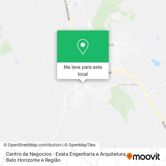 Centro de Negocios - Exata Engenharia e Arquitetura mapa
