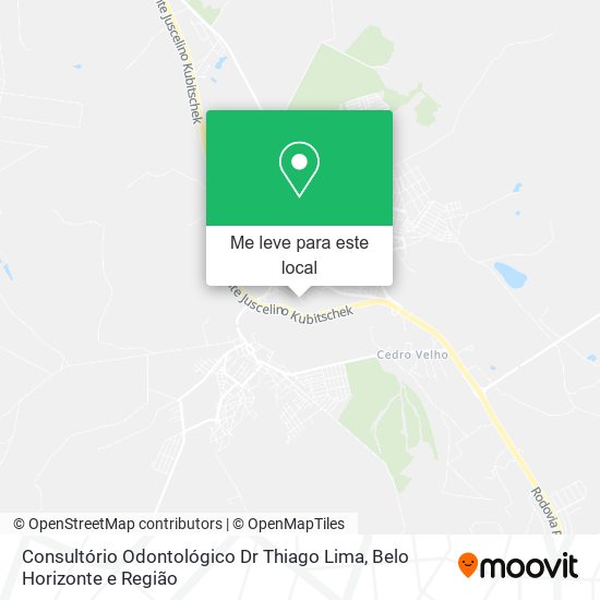Consultório Odontológico Dr Thiago Lima mapa