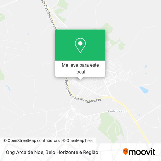 Ong Arca de Noe mapa
