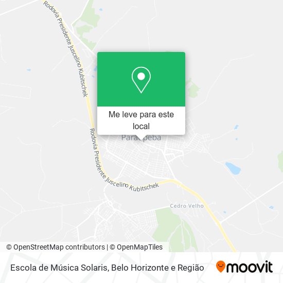 Escola de Música Solaris mapa