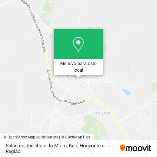 Salão do Juninho e do Mirim mapa