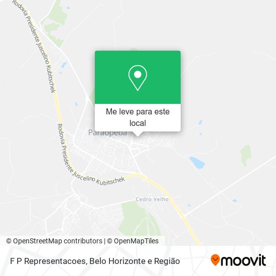 F P Representacoes mapa