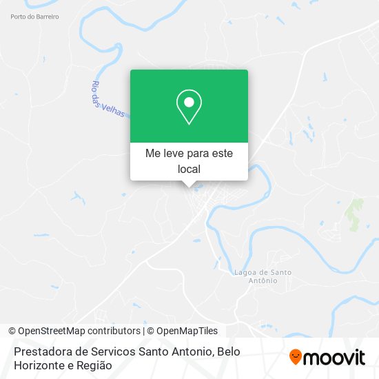 Prestadora de Servicos Santo Antonio mapa