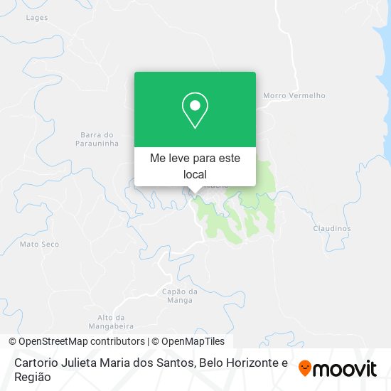 Cartorio Julieta Maria dos Santos mapa