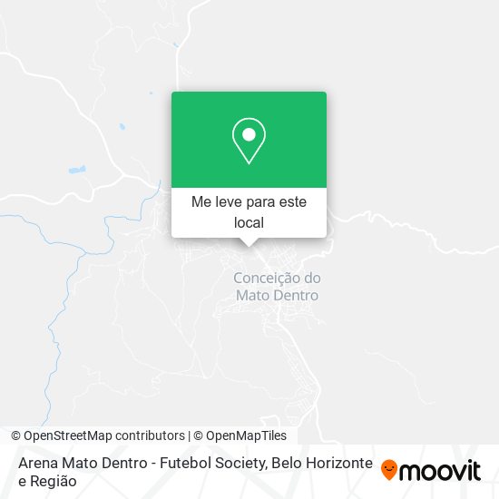 Arena Mato Dentro - Futebol Society mapa