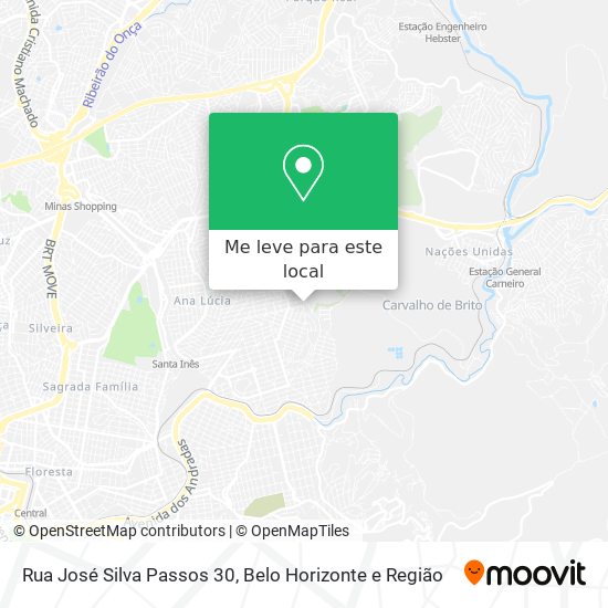 Rua José Silva Passos 30 mapa