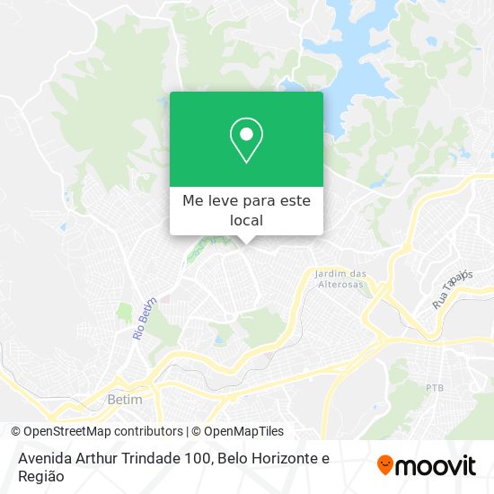 Avenida Arthur Trindade 100 mapa