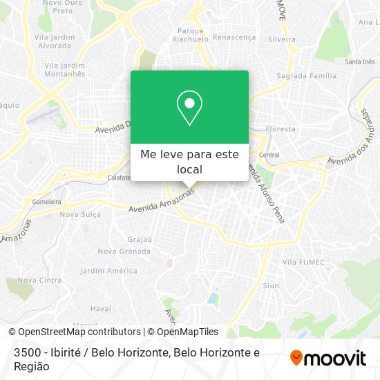 3500 - Ibirité / Belo Horizonte mapa