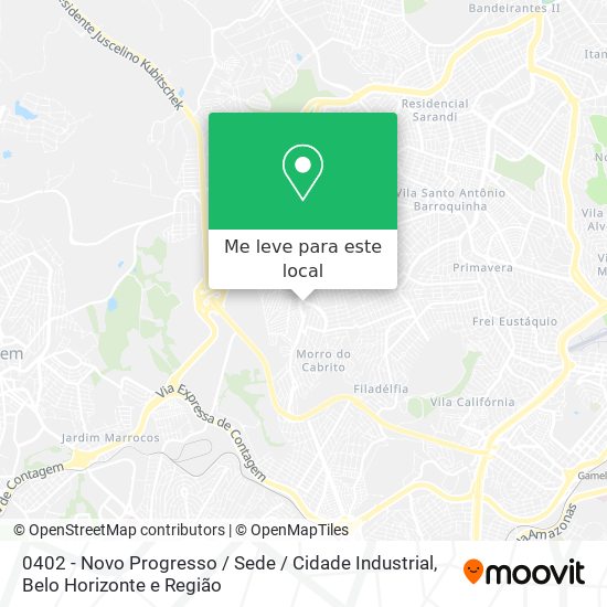 0402 - Novo Progresso / Sede / Cidade Industrial mapa