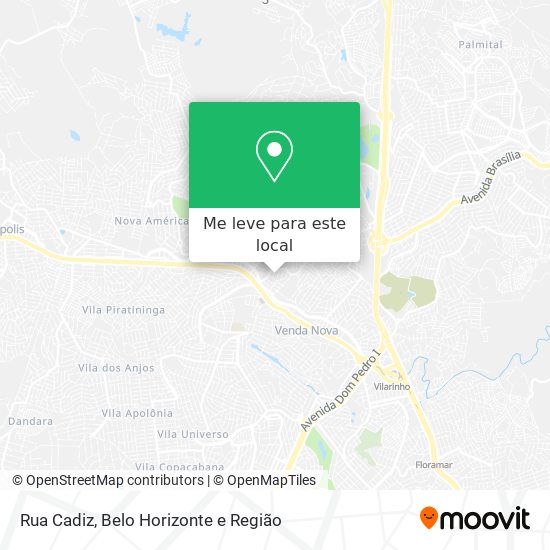 Rua Cadiz mapa