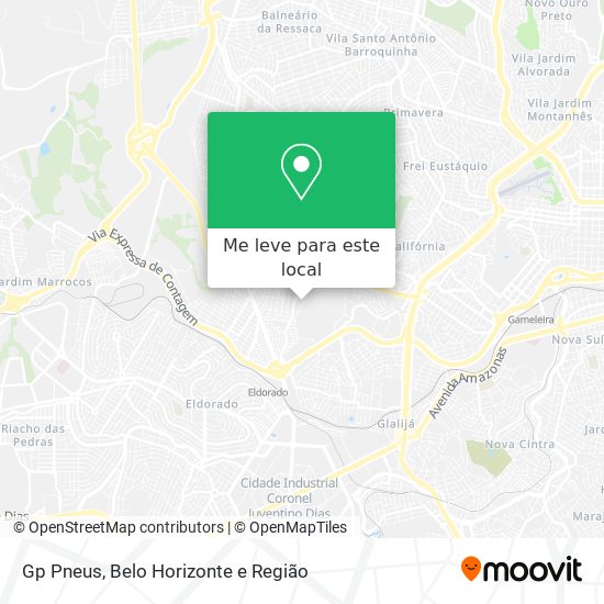 Gp Pneus mapa