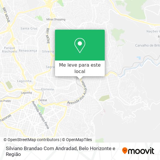 Silviano Brandao Com Andradad mapa