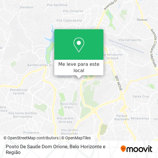 Posto De Saude Dom Orione mapa