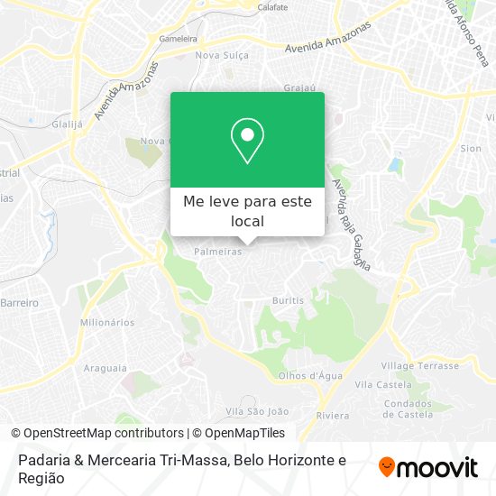 Padaria & Mercearia Tri-Massa mapa