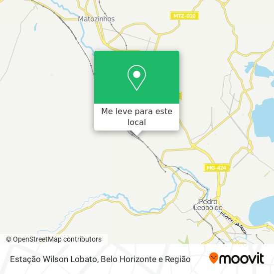 Estação Wilson Lobato mapa