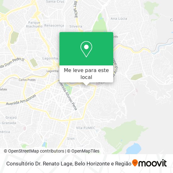 Consultório Dr. Renato Lage mapa