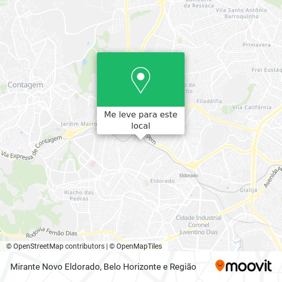 Mirante Novo Eldorado mapa
