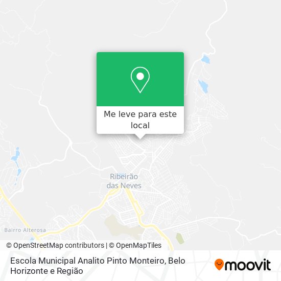 Escola Municipal Analito Pinto Monteiro mapa