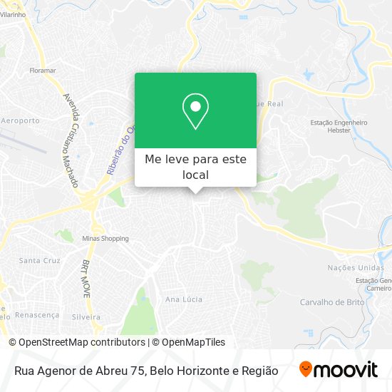 Rua Agenor de Abreu 75 mapa