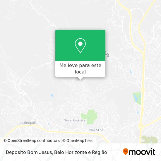 Deposito Bom Jesus mapa