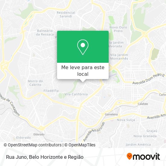 Rua Juno mapa