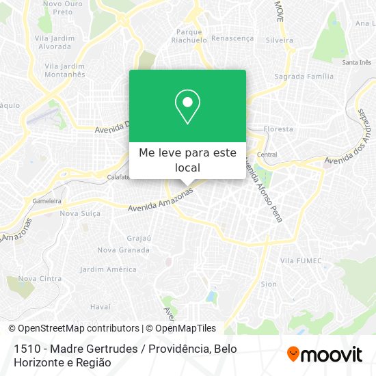 1510 - Madre Gertrudes / Providência mapa