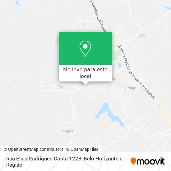 Rua Elías Rodrigues Costa 1228 mapa