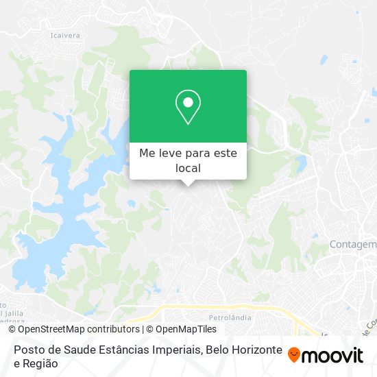 Posto de Saude Estâncias Imperiais mapa