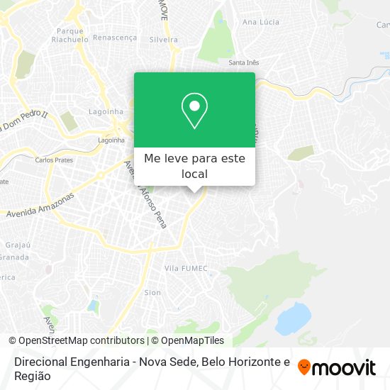 Direcional Engenharia - Nova Sede mapa