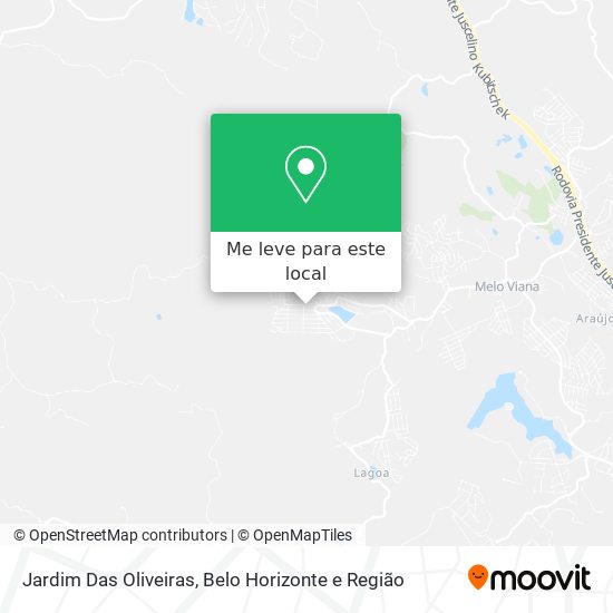 Jardim Das Oliveiras mapa