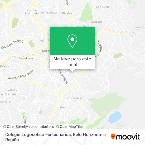 Colégio Logosófico Funcionários mapa