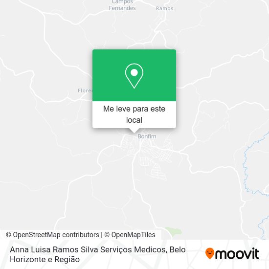 Anna Luisa Ramos Silva Serviços Medicos mapa