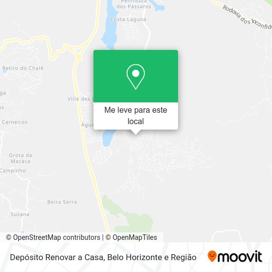 Depósito Renovar a Casa mapa
