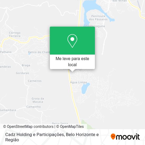Cadz Holding e Participações mapa