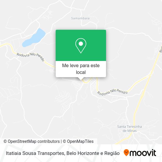 Itatiaia Sousa Transportes mapa