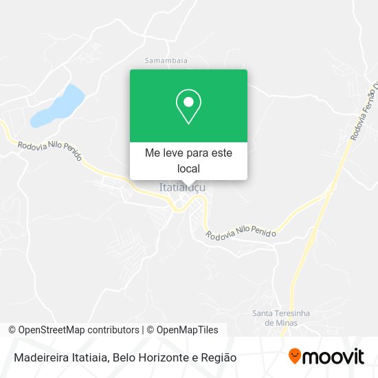 Madeireira Itatiaia mapa