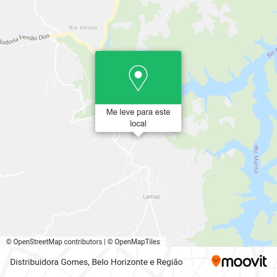 Distribuidora Gomes mapa