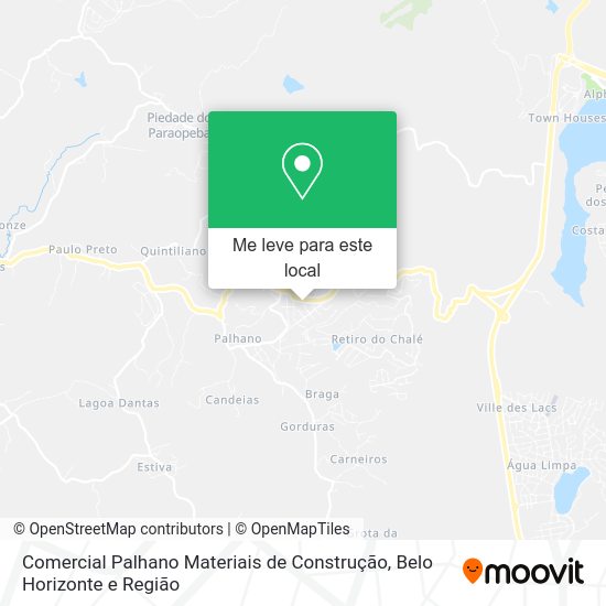 Comercial Palhano Materiais de Construção mapa