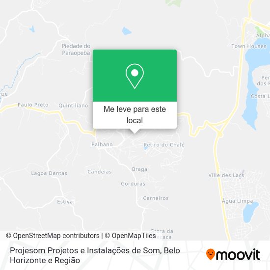 Projesom Projetos e Instalações de Som mapa