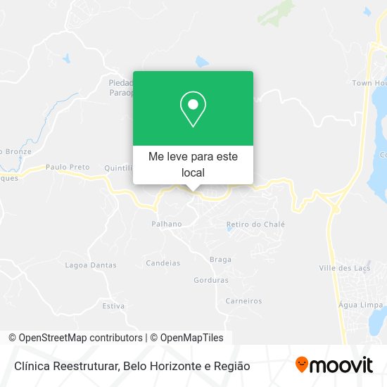 Clínica Reestruturar mapa