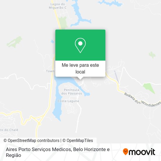 Aires Porto Serviços Medicos mapa