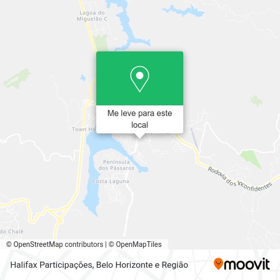 Halifax Participações mapa