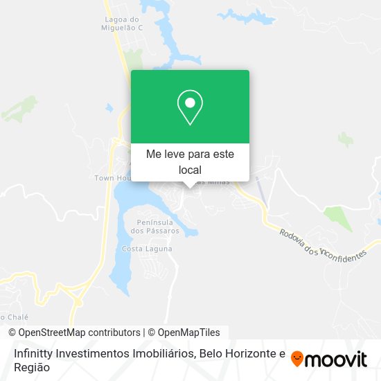Infinitty Investimentos Imobiliários mapa