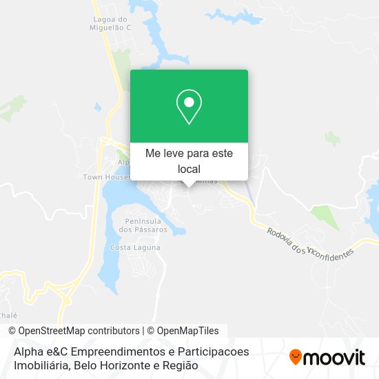 Alpha e&C Empreendimentos e Participacoes Imobiliária mapa