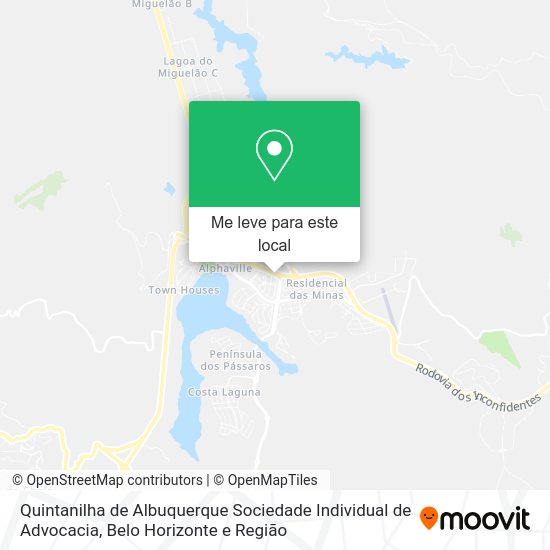 Quintanilha de Albuquerque Sociedade Individual de Advocacia mapa
