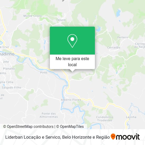 Liderban Locação e Servico mapa
