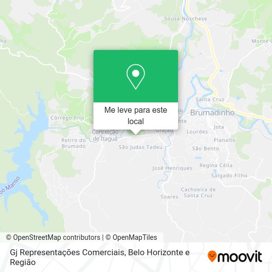 Gj Representações Comerciais mapa